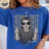 Personalized Senior Photo Shirt 2027, Vintage Graduate Picture Tee