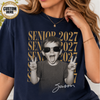 Personalized Senior Photo Shirt 2027, Vintage Graduate Picture Tee