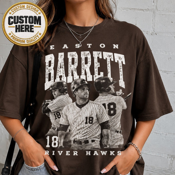 Personalized Baseball Shirt, Player Name Number Tee, Comfort Colors, Baseball Mom Game Day Apparel