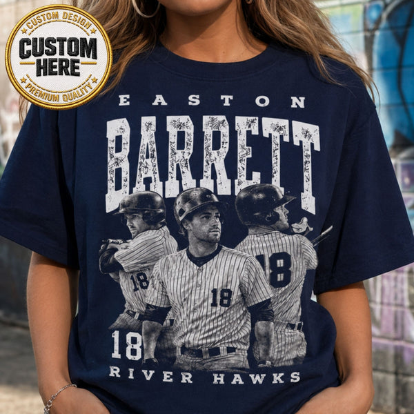 Personalized Baseball Shirt, Player Name Number Tee, Comfort Colors, Baseball Mom Game Day Apparel