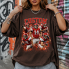 Custom Football Family Shirt, Personalized Player Photo Tee With Name & Number