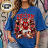 Custom Football Family Shirt, Personalized Player Photo Tee With Name & Number