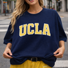 Custom Varsity Letter Shirt, Personalized College Crewneck, Custom Name University Pullover