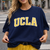 Custom Varsity Letter Shirt, Personalized College Crewneck, Custom Name University Pullover