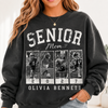 Personalized 2027 Senior Bootleg Football Shirt, Custom Football Mom Tee With Name & Number