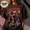 Custom Football Shirt, Personalized Family Player Photo Tee With Name & Number