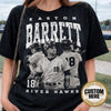 Personalized Baseball Shirt, Player Name Number Tee, Comfort Colors, Baseball Mom Game Day Apparel