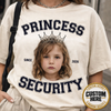 Princess Security Shirt, Custom Photo Girl Dad Tee, Personalized Father Daughter Apparel