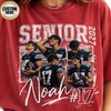Custom 90s Bootleg Senior Football Mom Shirt, Retro Player Photo Tee