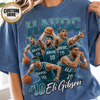 Custom Basketball Shirt, Basketball Player Photo Tee, Name & Number Team Shirt, Retro 90s Bootleg Tee