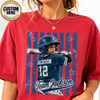 Personalized Baseball Mom Shirt, Team Member Tee, Vintage Sports Fan Apparel, Baseball Family Clothing