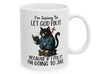 Funny Cat Mug, Let God Fix It Sarcastic Coffee Cup, Christian Gag Gift 11oz