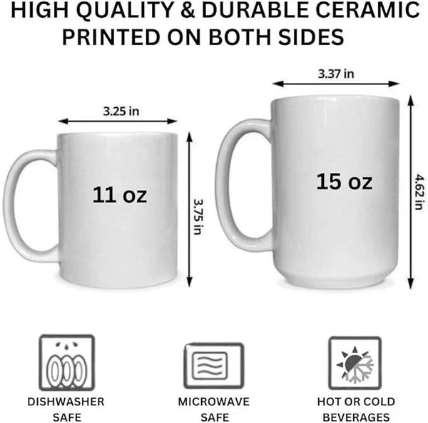 11oz Recyclable Ceramic Black Cat Coffee Mug Let God Fix It Funny Quote