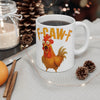 Funny F-CAW-F Chicken Coffee Mug, Sarcastic Mug, Funny Novelty Gift Cup