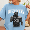 Custom Photo Football Player Shirt, Retro Bootleg Style, I'll Always Be Your Biggest Fan Tee