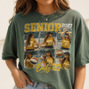 Senior Night 2027 Football Mom Shirt, Personalized Player Photo Tee