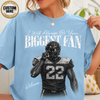 Custom Photo Football Player Shirt, Retro Bootleg Style, I'll Always Be Your Biggest Fan Tee