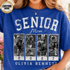 Personalized 2027 Senior Bootleg Football Shirt, Custom Football Mom Tee With Name & Number