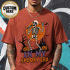 Men's Halloween Skeleton Shirt, In My Spooky Era Tee, Funny Singer Skeleton Graphic