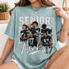 Custom 90s Bootleg Senior Football Mom Shirt, Retro Player Photo Tee
