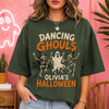 Dancing Ghouls Halloween Shirt, Cute Ghost & Skeleton Spooky Season Tee
