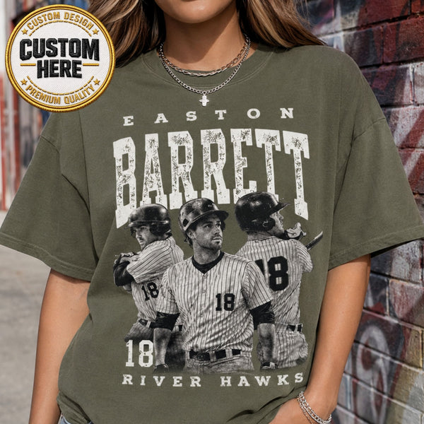 Personalized Baseball Shirt, Player Name Number Tee, Comfort Colors, Baseball Mom Game Day Apparel