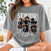 Custom 90s Bootleg Senior Football Mom Shirt, Retro Player Photo Tee