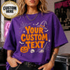 Personalized Halloween Shirt, Custom Text Pumpkin Witch Tee