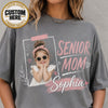 Personalized Class of 2027 Shirt, Custom Senior Mom Photo Tee