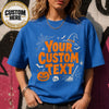 Personalized Halloween Shirt, Custom Text Pumpkin Witch Tee