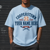 Personalized Baseball Shirt, Custom Cooperstown Team Tee, Retro Tournament Style 2026