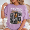 Custom Baseball Senior Mom Shirt, Vintage Player Photo Collage Bootleg Tee