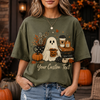 Personalized Fall Ghost Shirt, Custom Halloween Pumpkin Spice Tee