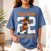 Custom Sport Photo Shirt, Personalized Player Name & Number Tee, Baseball Football Volleyball