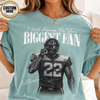 Custom Photo Football Player Shirt, Retro Bootleg Style, I'll Always Be Your Biggest Fan Tee