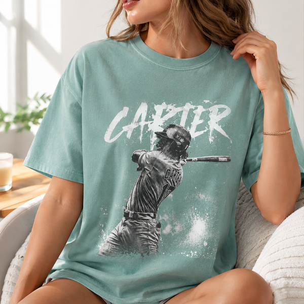 Personalized Baseball Player Shirt, Custom Name & Team Tee, Retro 90s Bootleg Style