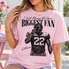Custom Photo Football Player Shirt, Retro Bootleg Style, I'll Always Be Your Biggest Fan Tee