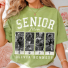 Personalized 2027 Senior Bootleg Football Shirt, Custom Football Mom Tee With Name & Number