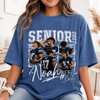 Custom 90s Bootleg Senior Football Mom Shirt, Retro Player Photo Tee