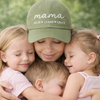 Custom Mama Hat with Kids Names, Personalized 3D Puff Embroidered Cap, New Mom Gift