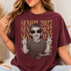Personalized Senior Photo Shirt 2027, Vintage Graduate Picture Tee