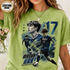 Custom Soccer Dad Shirt, Personalized Player Graphic Tee With Name & Number