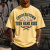 Personalized Baseball Shirt, Custom Cooperstown Team Tee, Retro Tournament Style 2026