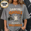Dancing Ghouls Halloween Shirt, Cute Ghost & Skeleton Spooky Season Tee