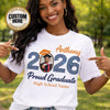 Custom Graduation 2026 Shirt, Personalized Class of 2026 Senior Tee, Matching Family Graduation Gift