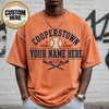 Personalized Baseball Shirt, Custom Cooperstown Team Tee, Retro Tournament Style 2026
