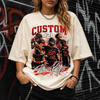 Custom Football Shirt, Personalized Family Player Photo Tee With Name & Number