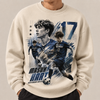 Custom Soccer Dad Shirt, Personalized Player Graphic Tee With Name & Number