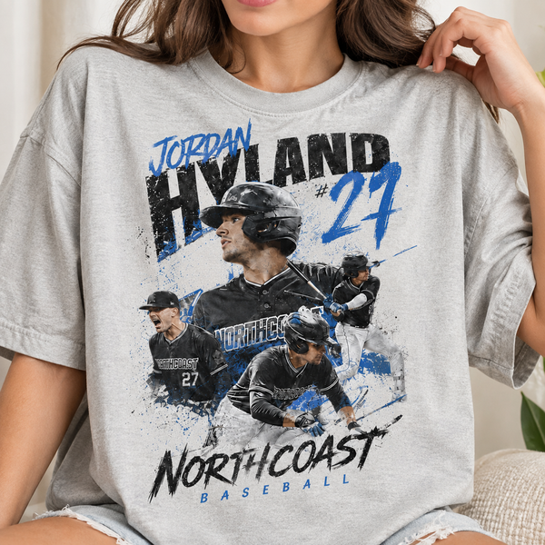 Custom Baseball Bootleg Shirt, Personalized Player Graphic Tee With Name & Number