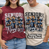 Custom 90s Bootleg Senior Football Mom Shirt, Retro Player Photo Tee